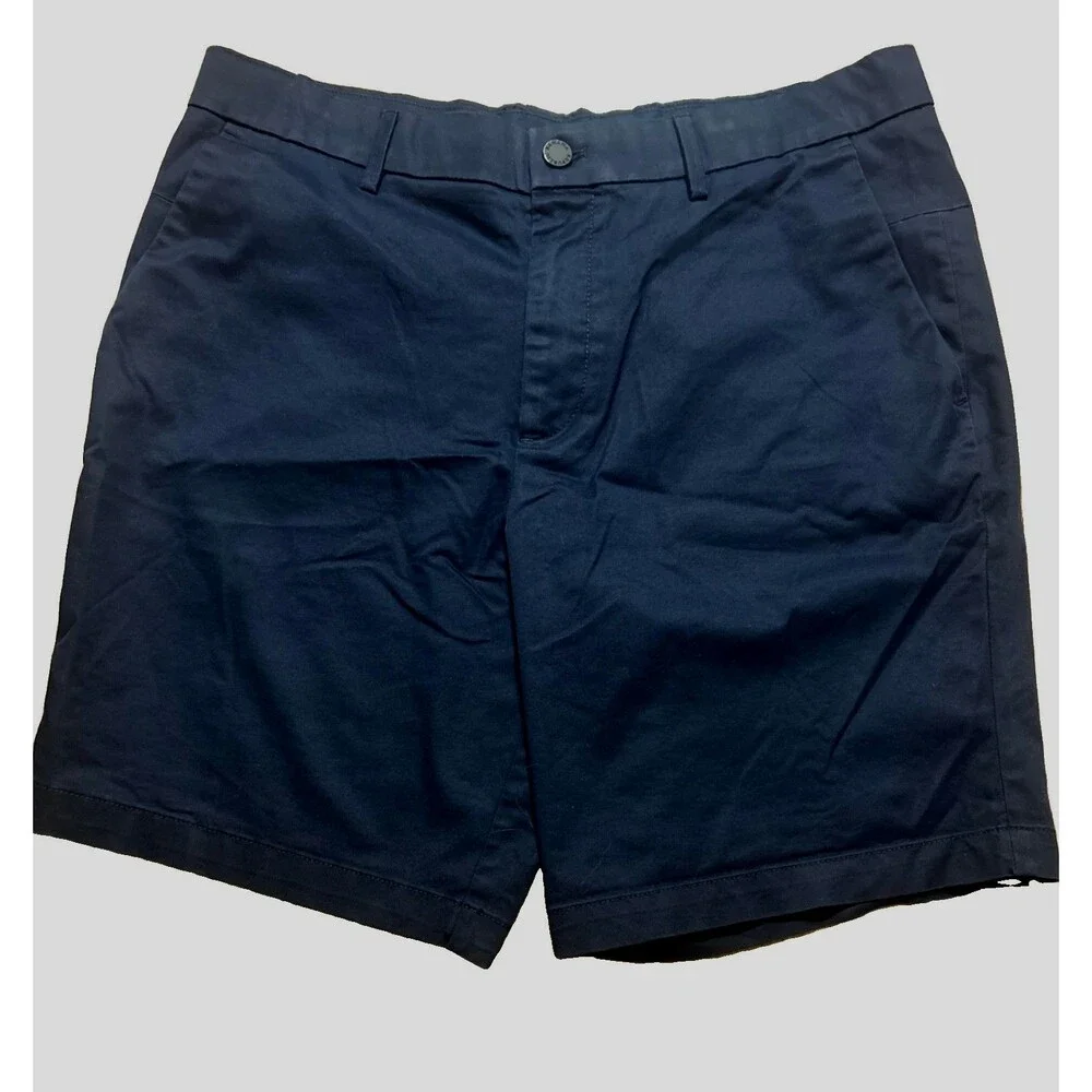 Banana Republic Aiden Short Chino Men's 35 Navy Blue 9